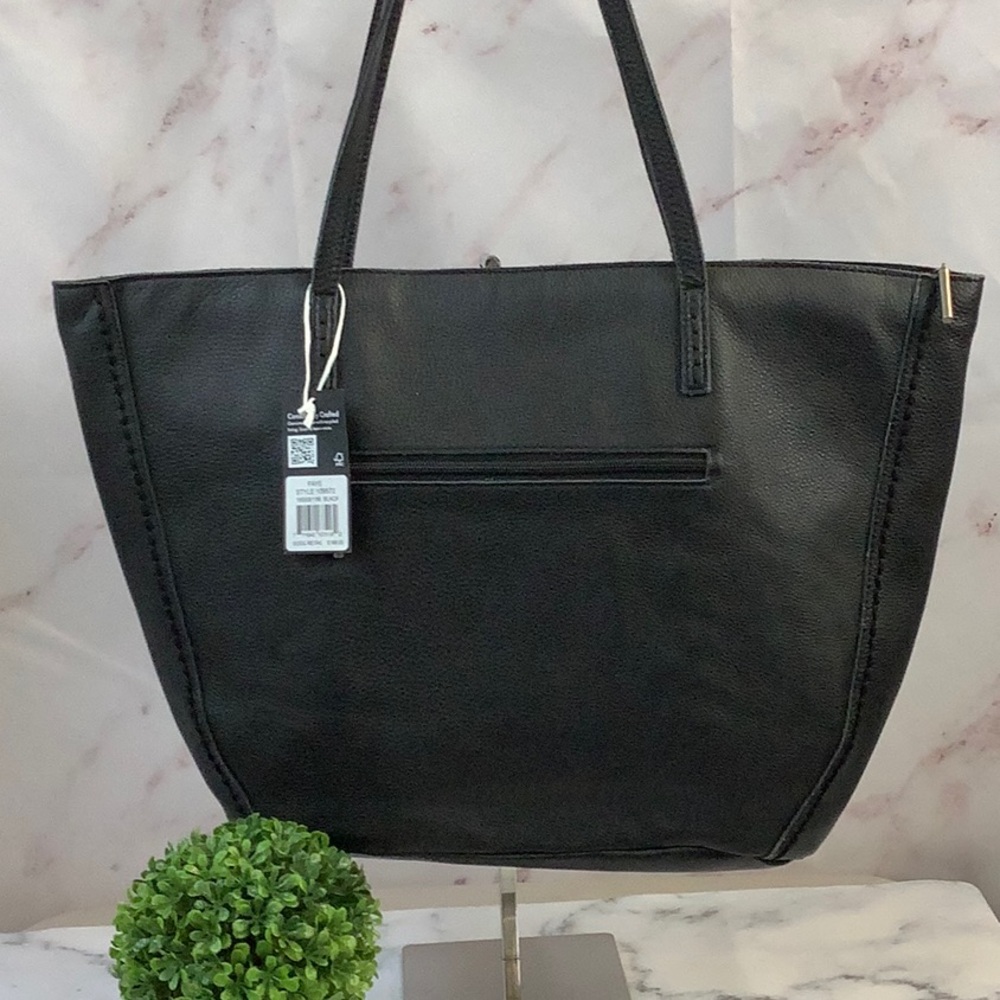The Sak Black So Soft Leather Tote